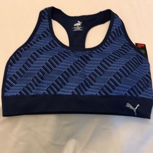 Puma navy blue sports bra